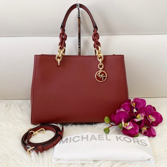 NWT Michael Kors Cynthia Satchel